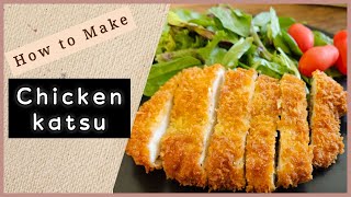 Chicken KatsuJapanese Chicken Cutlet chickenkatsu japanesefood [upl. by Hussein]