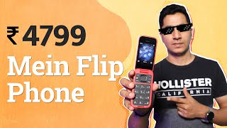 Nokia 2660 Flip Review  Hindi  Best Phone under Rs 5000 [upl. by Mart86]