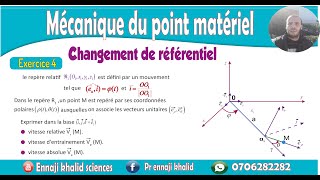 Changement de référentiel exercice 4 [upl. by Elrak]