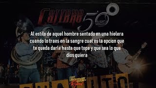 Calibre 50 ft El Fantasma  Chalito LetraLyrics [upl. by Obmar]