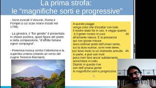 La ginestra o il fiore del deserto di Leopardi contenuto temi e commento di versi salienti [upl. by Heather]