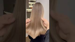 Champagne Dark Blonde 🍾 Global AirTouch hairtransformation fryzjerwarszawa blondehair [upl. by Aicatan]