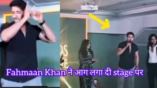 Fahmaan Khan fire 🔥🔥 on the stage sumaan biggboss shiv fahmaankhan [upl. by Ekul]