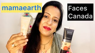 FACES CANADA All Day Matte Foundation VS Mamaearth Glow Serum Foundationcomparison video [upl. by Sherilyn]