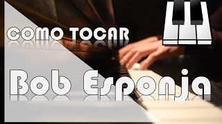 Como tocar o TEMA DO BOB ESPONJA  SóTeclado [upl. by Nelyahs]