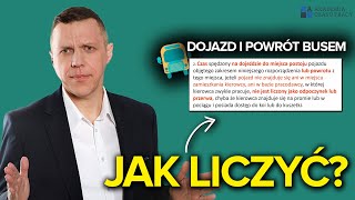 Jak liczyć dojazd i powrót busem Praca kierowcy międzynarodowego  Czas pracy kierowców [upl. by Nylrehc]