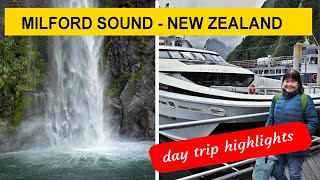 Milford Sound Cruise from Queenstown day trip highlights [upl. by Yruj]