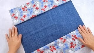 DIY Daily Tote Bag very easy making How to make a Tote bag with Lining [upl. by Tarfe333]