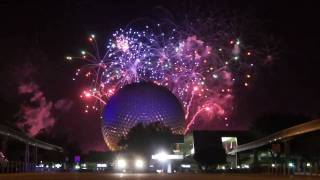 New Years Eve 20102011 at Epcot in Walt Disney World  Party DJ Fireworks [upl. by Lawan]