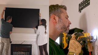 How to Hide the One Connect Box for the Samsung Frame TV [upl. by Amlet]