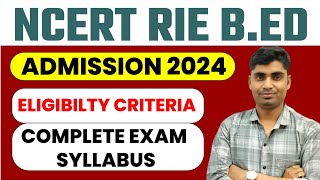 RIE CEE 2024क्या है RIE CEE Application form start last date exam date  syllabus exam pattren [upl. by Rosenberger]