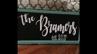 Sign Making with my Glowforge [upl. by Nosnhoj]