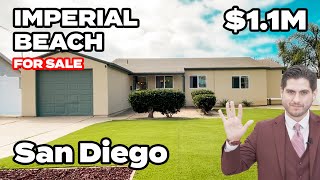 Casa en San Diego  For Sale 1099000  Imperial Beach  3 Bedrooms  35 Bath  1308 SF [upl. by Allina]