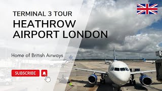 Heathrow Airport Terminal3 Tour  Heathrow International Airport  Britains Busiest Airport [upl. by Gerdy144]