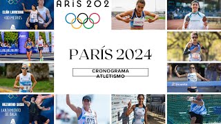 Juegos Olímpicos París 2024  Cronograma de los atletas argentinos [upl. by Rocky]