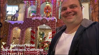 San Francisco Fairmont Hotel Gingerbread House [upl. by Preiser971]