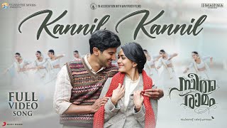 Kannil Kannil Video  Sita Ramam Malayalam  Dulquer  Mrunal  Vishal  Hanu Raghavapudi [upl. by Ahsikram]