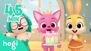 🎂 Happy Brithday to Pinkfong｜Birthday Song  More｜Pinkfong Special｜Hogi Pinkfong [upl. by Trenton943]