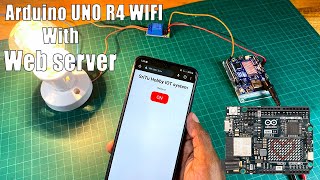 How to use the Arduino UNO R4 WIFI board step by step  Arduino UNO R4 WIFI with web server [upl. by Tomkins]