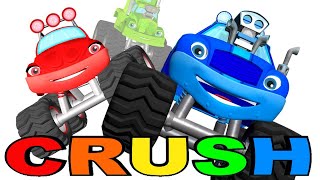 Monster Truck Colors  Learn Colors  More Monster Trucks for Kids [upl. by Konopka]