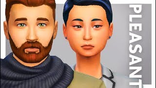 THE PLEASANT FAMILY 👨‍👩‍👧‍👧  THE SIMS 4 OG  CREATE A SIM [upl. by Icats]