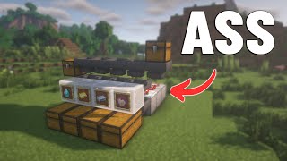 NEW UPDATED Minecraft Automatic Sorting System 121 Tutorial [upl. by Halehs]