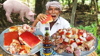 World NO 1 FOOD Pork amp VSOP Brandy COOKING And Eating in Village Man VILLAGE STYLE MACKING [upl. by Notsirk]