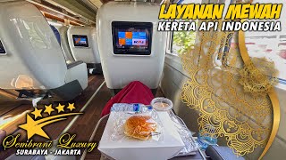 8 JAM DILAYANI SEPERTI SULTAN DI KERETA API SEMBRANI LUXURY SURABAYAJAKARTA APA AJA FASILITASNYA [upl. by Josefina]