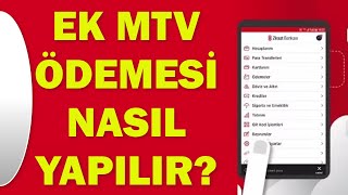 EK MTV ÖDEMESİ NASIL YAPILIR [upl. by Johns6]