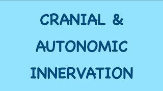 Neuroophthalmology Session 02 Cranial and Autonomic innervation to the Eye [upl. by Sivad]