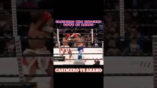 Casimero was knocked down by Akaho  Casimero versus Akaho [upl. by Stortz]