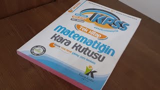 KPSS Matematiğin kara kutusuTek Kitap [upl. by Neufer]