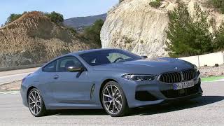 BMW 8 Series M850i Coupe – Sound Interior and Design Details [upl. by Nosna]