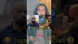 Julio Balestrin jogando MINECRAFT 😂🤣😱😃⛏️🗡️ Minecraft juliobalestrin balestrin meme [upl. by Ripp395]