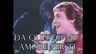 A MANO A MANO RINO GAETANO E COCCIANTE in concerto 1981TESTO\ Lyrics [upl. by Atinaujnas29]