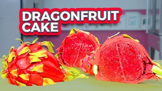 DRAGON FRUIT CAKE  How To Cake It [upl. by Harbird]