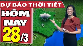 Dự báo thời tiết hôm nay mới nhất ngày 283  Dự báo thời tiết 3 ngày tới [upl. by Harvie]