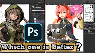 GIMP vs Photoshop Which one is Better [upl. by Rintoul949]