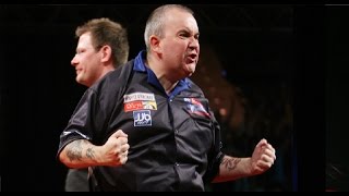 TWO NINEDARTERS IN ONE GAME  Phil Taylor v James Wade 2 [upl. by Eirelav]