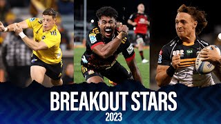 BREAKOUT STAR Nominees  Super Rugby Pacific 2023 [upl. by Nevs]