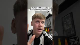 Fulham vs Newcastle 31 Rant… NUFC NEWCASTLE NEWCASTLEUNITED FULHAM FULHAMFC [upl. by Kamerman]