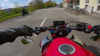 First ride of the season  POV  Honda CB500F  Quickshifter [upl. by Adiaj]