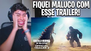 REACT Godzilla x Kong The New Empire  Official Trailer 2 [upl. by Haroun]