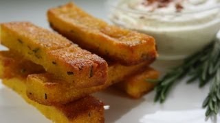 Rosemary Orange Polenta Fries Recipe [upl. by Nevi]