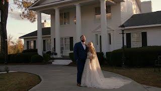 LindsayJoseph Wedding Film Gracewood Manor Augusta GA [upl. by Tiossem]