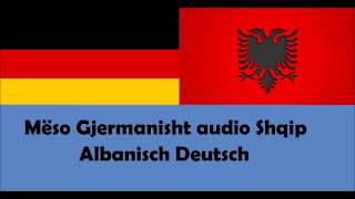 Mëso Gjermanisht Shqip Fjalor Audio 62 100 Albanisch Deutsch 3 [upl. by Isac]