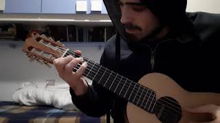 Titanium  David Guetta  Arpeggio a la Chitarra Disagio [upl. by Annawahs]