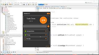 JavaFX Tutorial for Beginners  TODO App Part 2  Adding Todo Item [upl. by O'Carroll401]