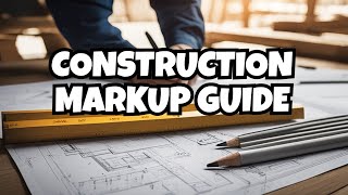 How to Correctly Use Markup in Construction [upl. by Nevek]