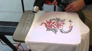 How To Screen Print 2 Colors On 1 Screen [upl. by Eelak]